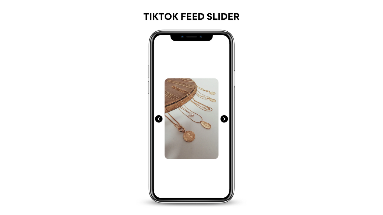 TikTok Feed, TikTok Videoer, TikTok Slider