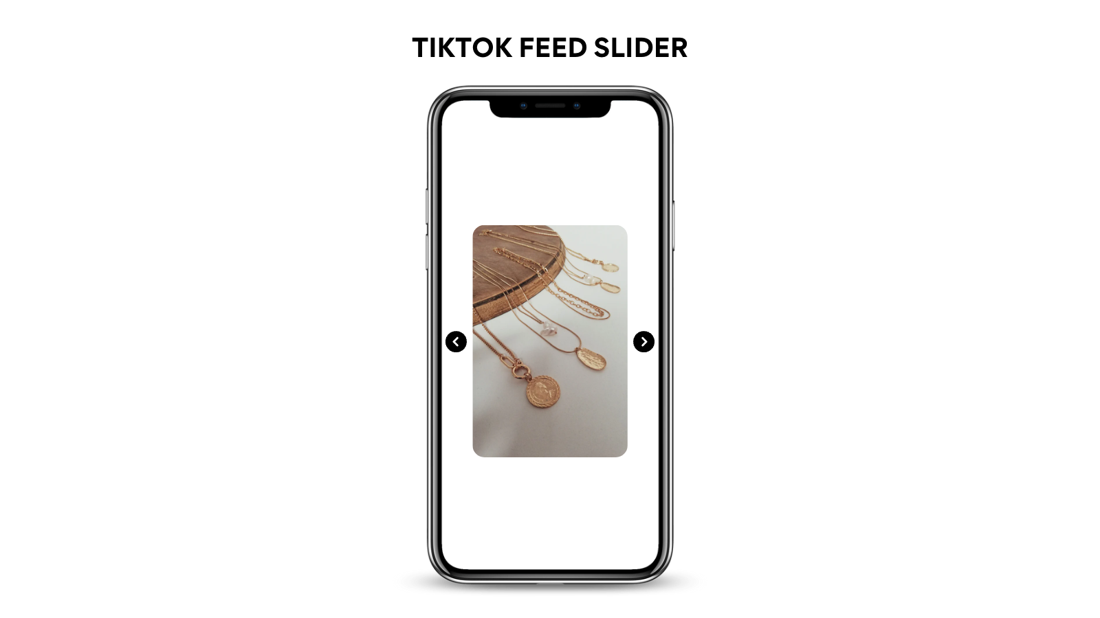 Feed de TikTok, Videos de TikTok, Slider de TikTok