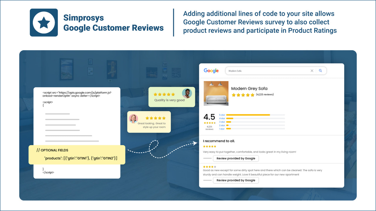 Ændre Survey Opt-in scripts for at indsamle produktanmeldelser