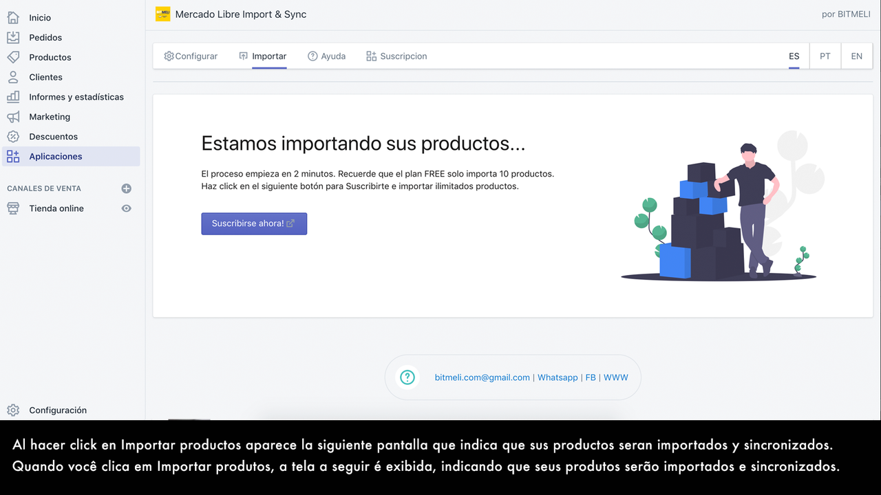Bitmeli ML - Import & Sync products from Mercado Libre to your Store