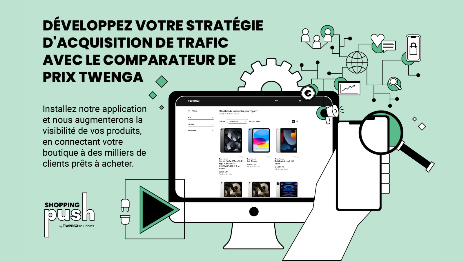 Marketing App - Comparaison de prix sur Shopify