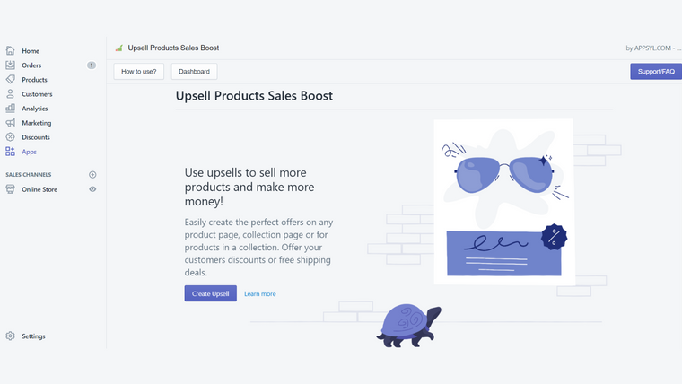 Upsell Products Sales Boost Screenshot