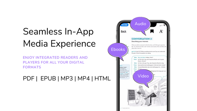 Seamless in-app media experience