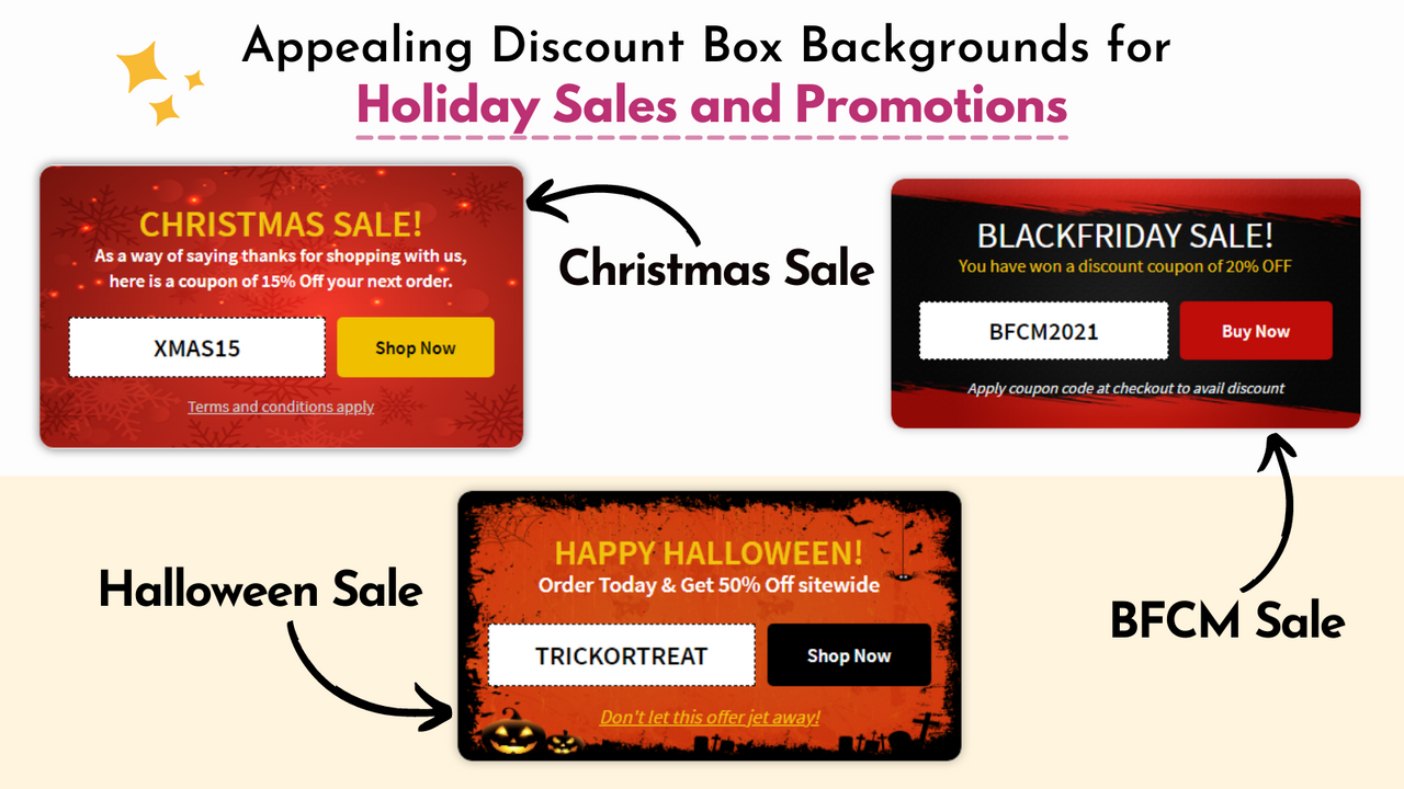 Upsell Discount Offers for Holiday Sales and Promotion