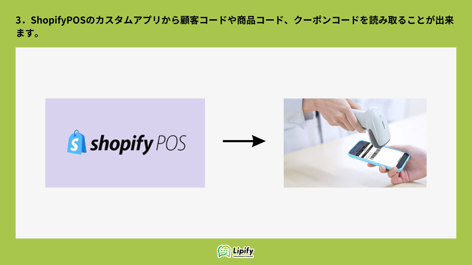 ShopifyPOSでの読み取り