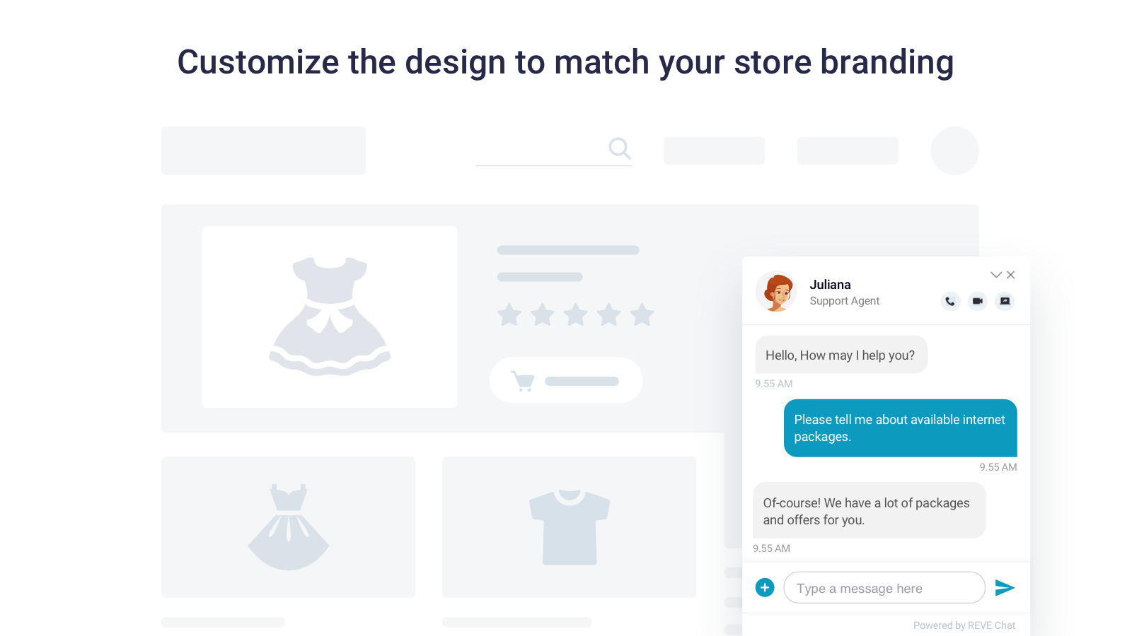 widget de chat en direct sur la boutique ecommerce shopify