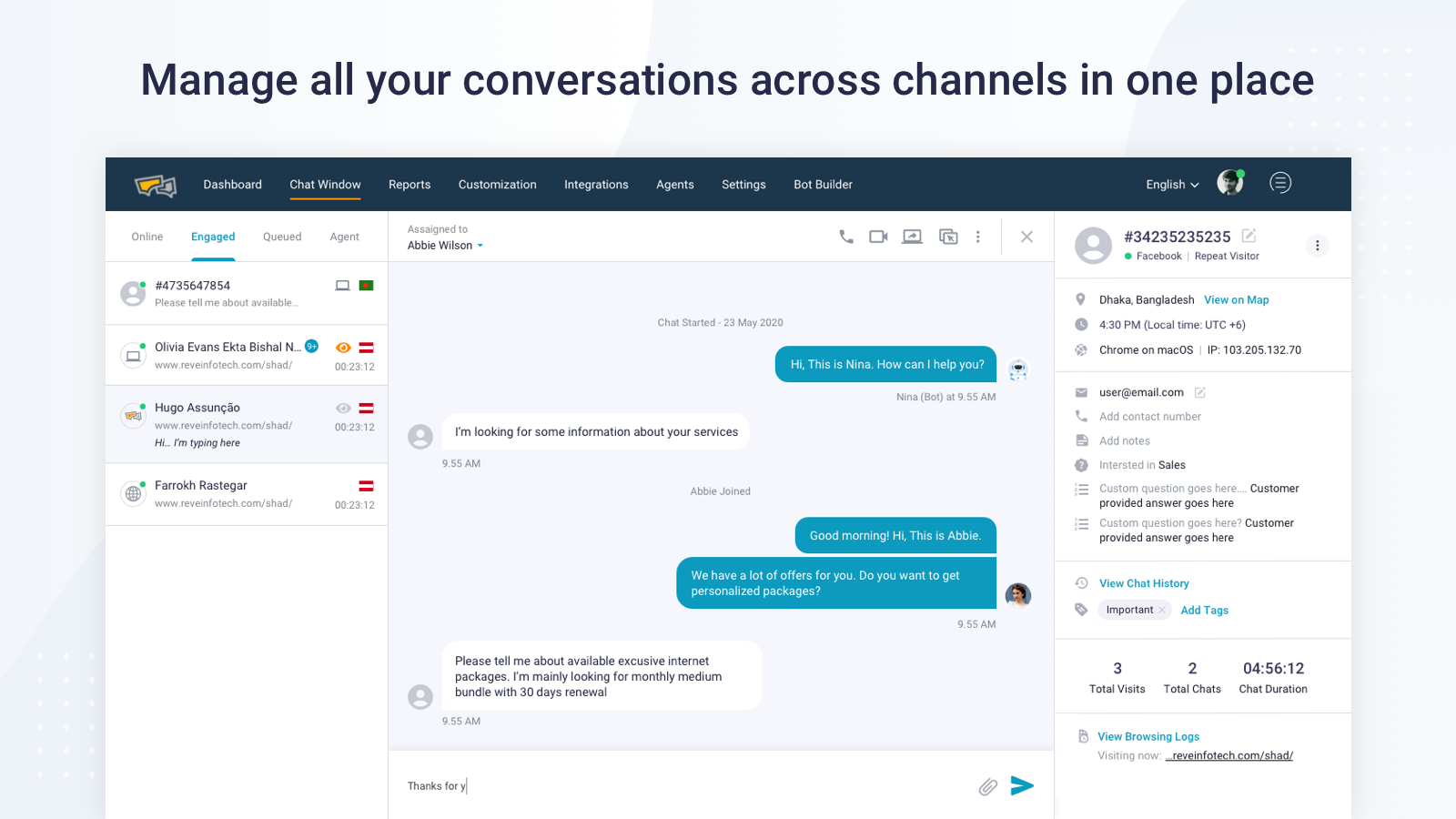 REVE Chat ‑Live Chat & Chatbot Screenshot