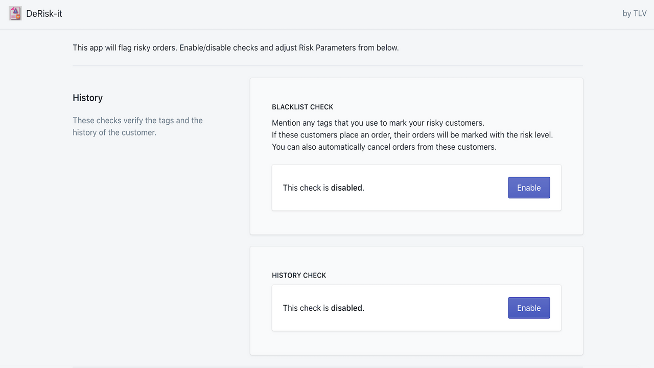 Verificações de histórico para se defender contra clientes que cancelam frequentemente.