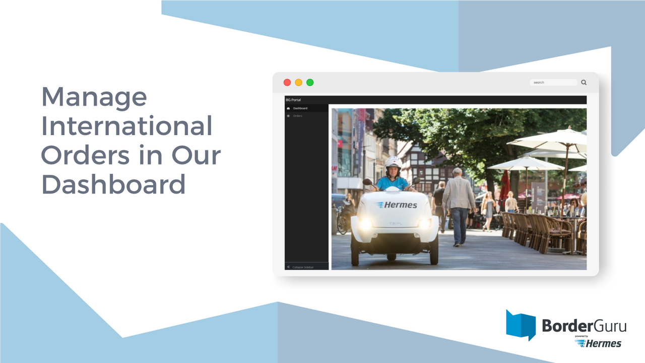 Verwalten Sie internationale Bestellungen auf unserem Dashboard