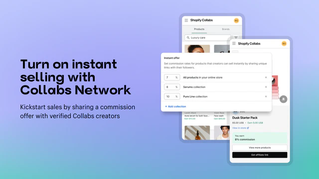 通过Collabs Network开启即时销售