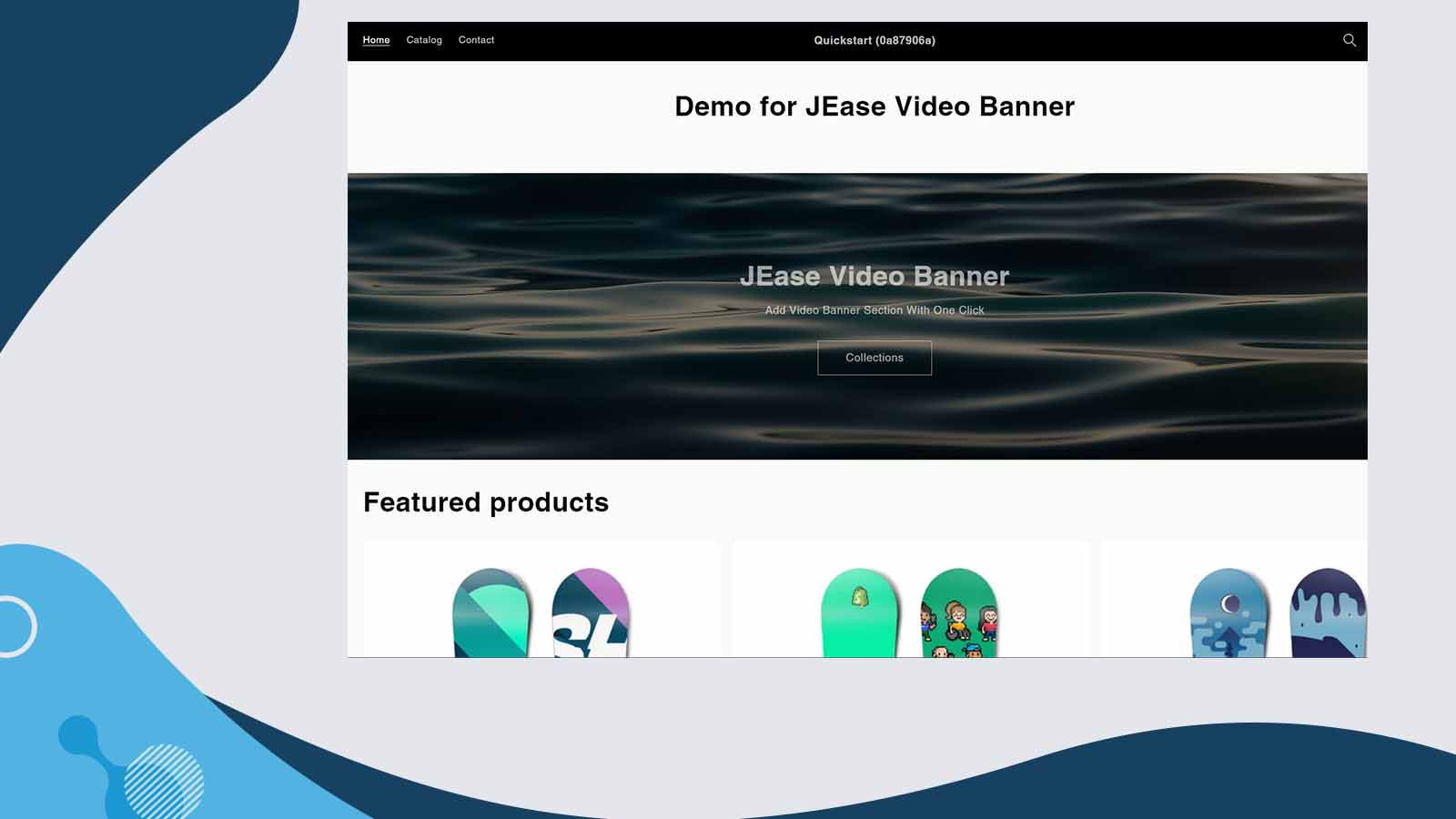 JEase Video Banner Screenshot