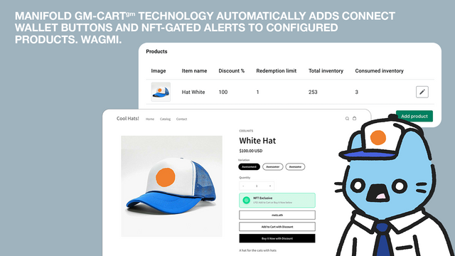 La technologie GM-CART ajoute automatiquement des boutons de connexion et des flux