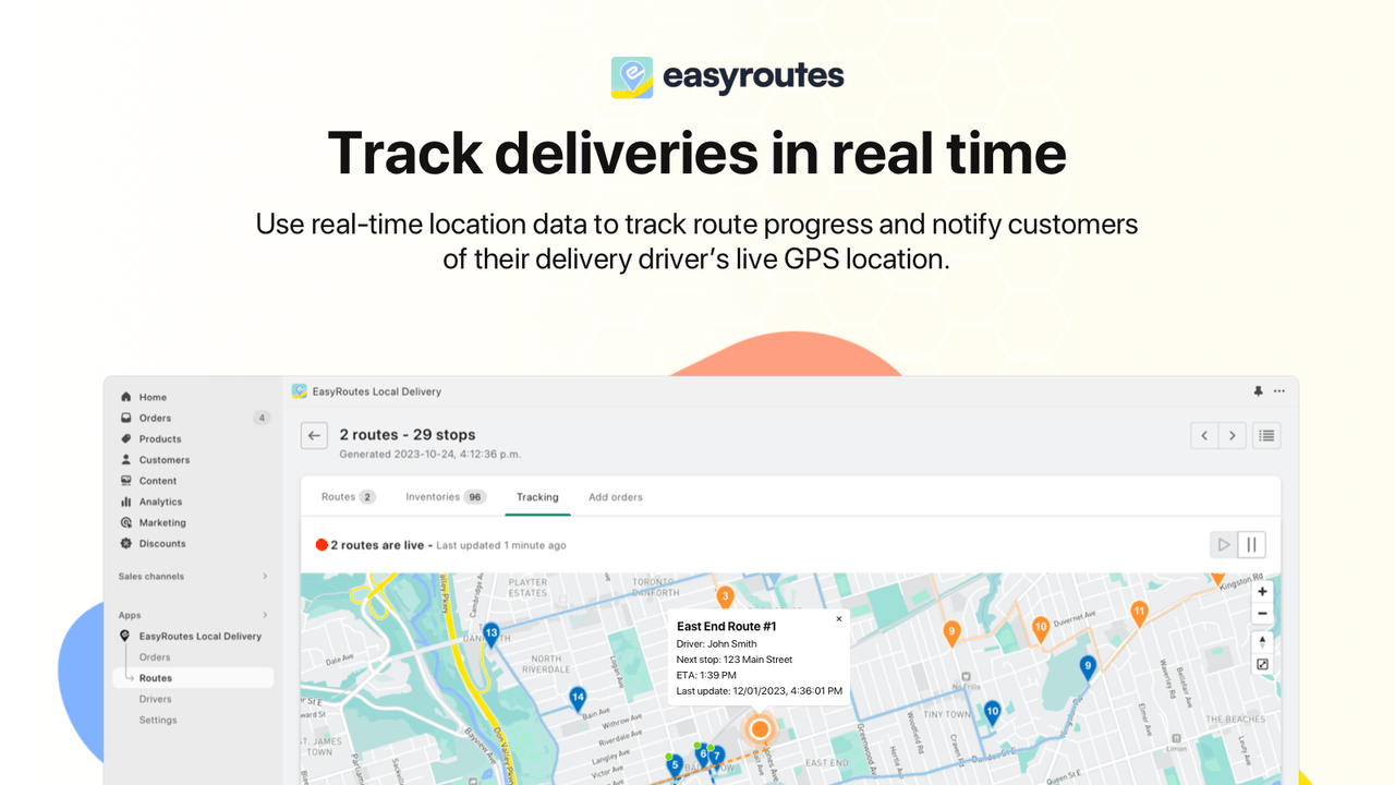 EasyRoutes Local Delivery — Best Route Planner for Shopify