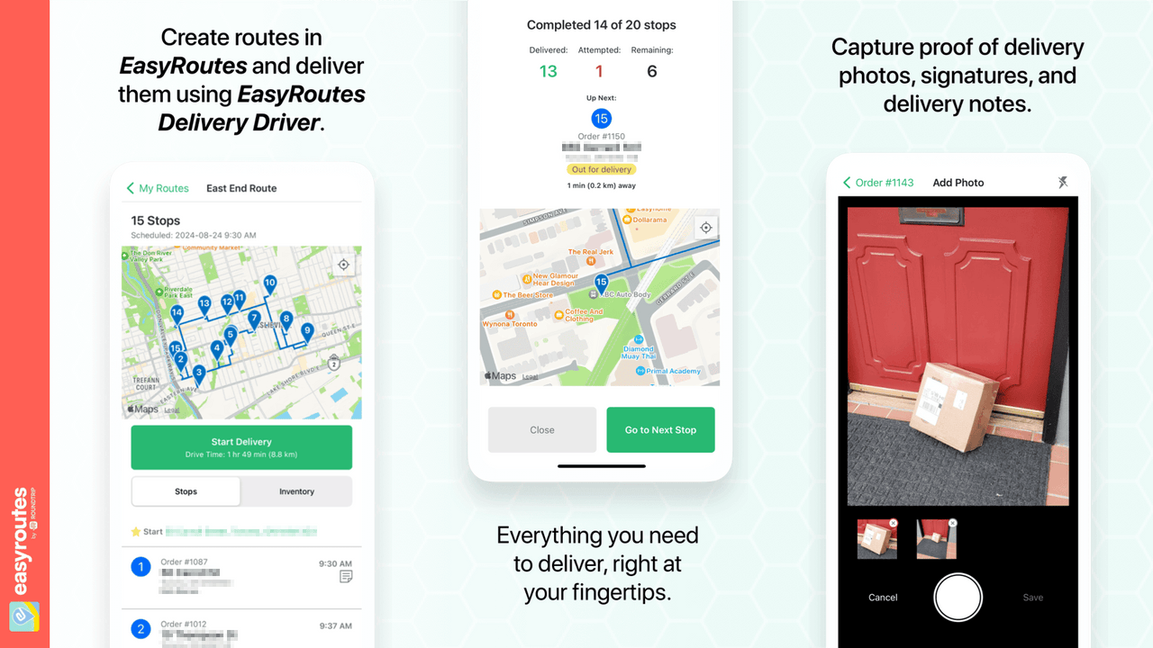 Delivery driver app for IOS and Android