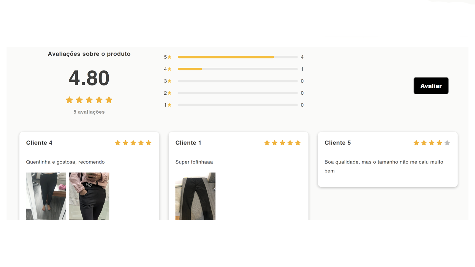 Reviews widget