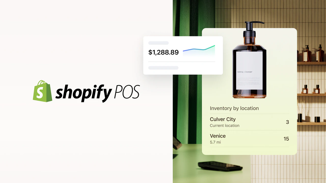 Point of Sale - Unify online and in-person sales with Shopify POS.