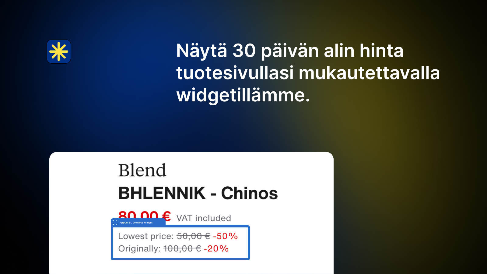 Tee kaupastasi helposti EU Omnibus-direktiivin mukainen.