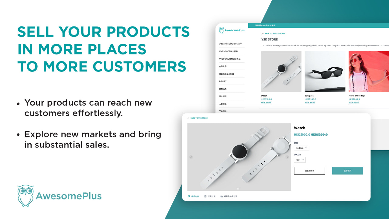 Sell your products in more places to more customers