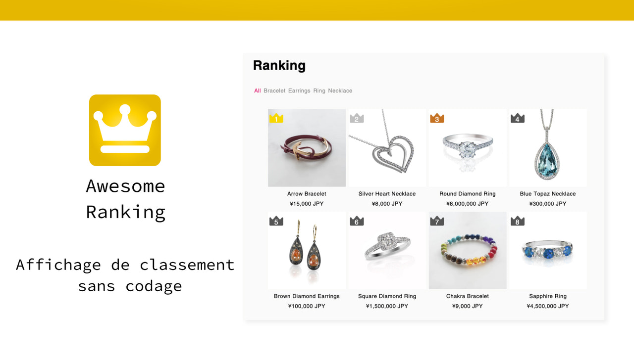 Awesome Ranking | Créez Facilement des Classements