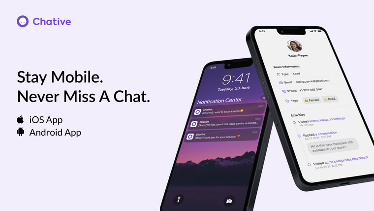 Chative ‑ Live chat & Chatbot Screenshot