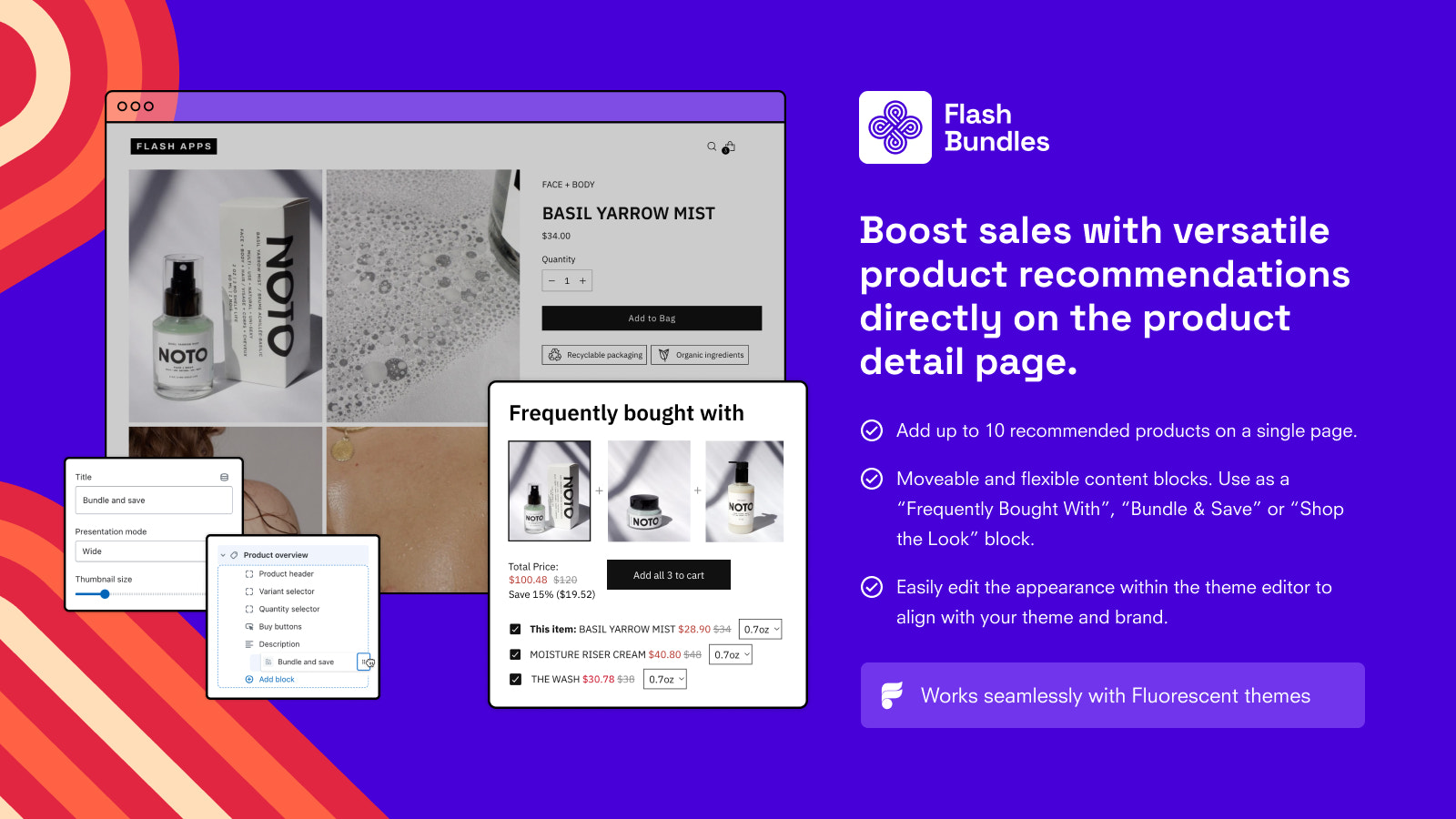 Boost sales with product recommendations directly in the PDP.