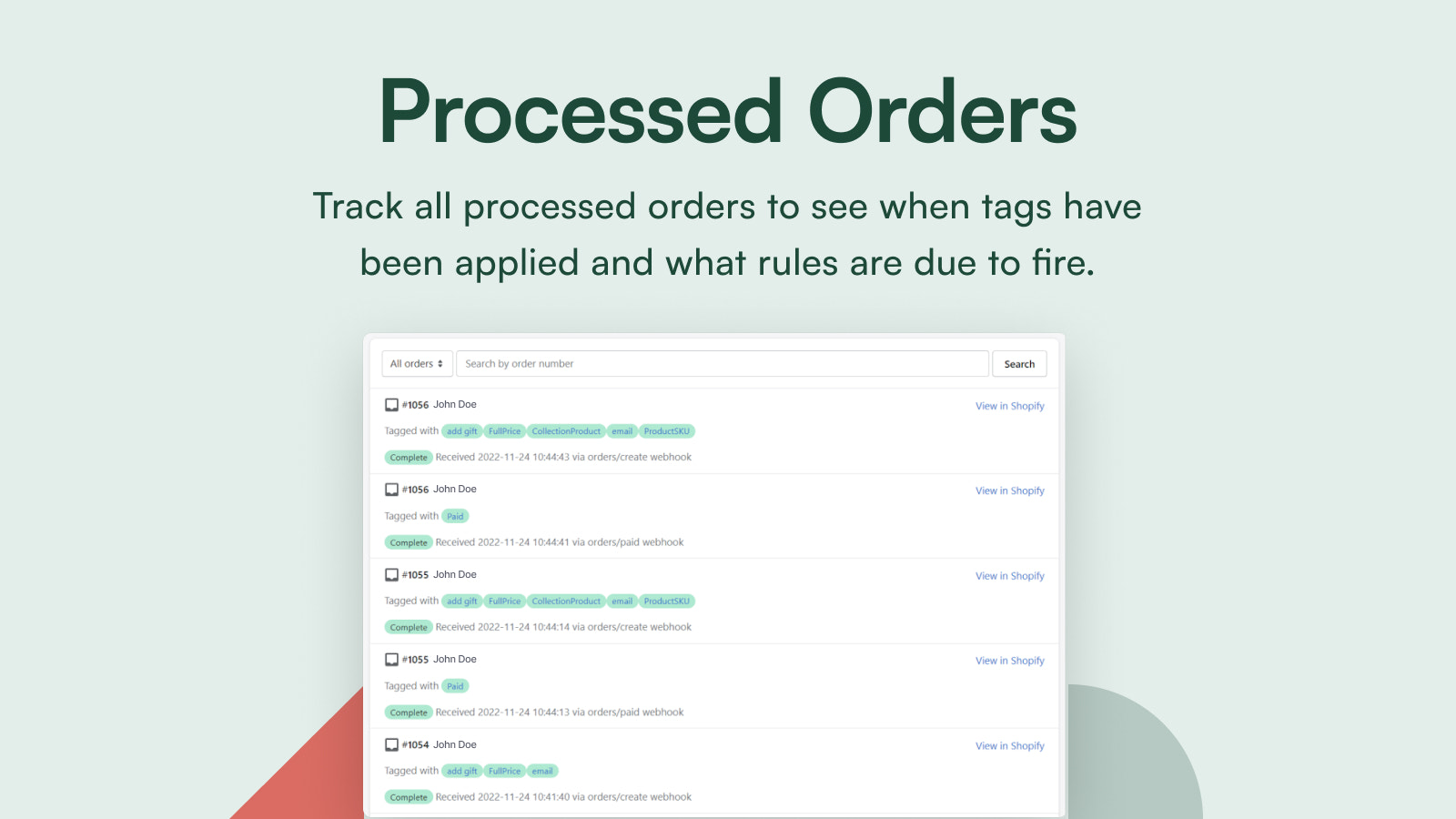 Apply rules to past orders to create customer segments in bulk.