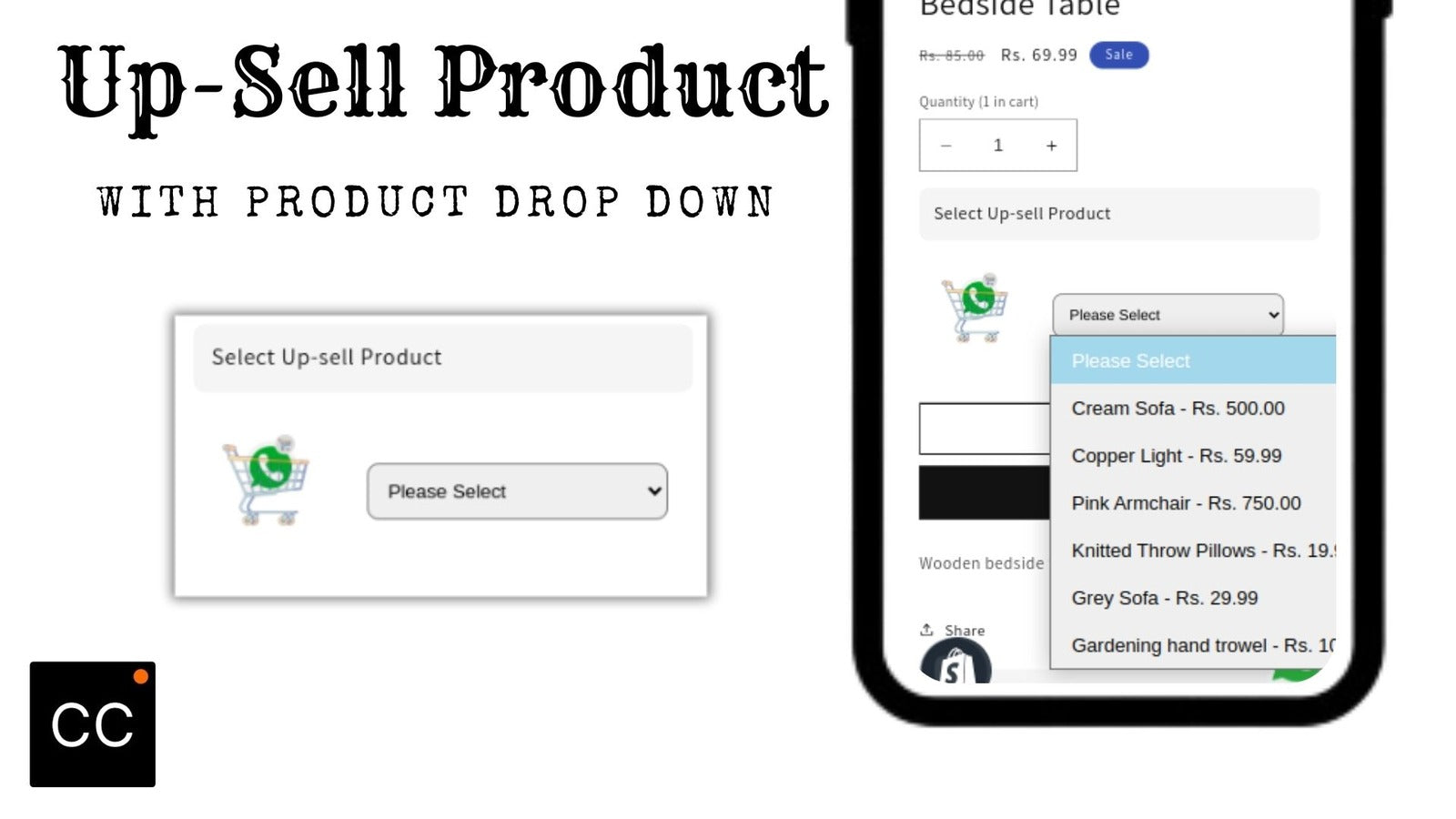 Upsell | Extra product Add‑ons Screenshot