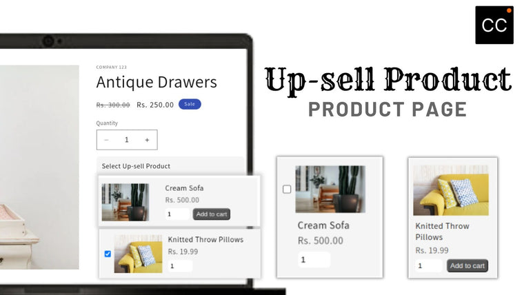 Upsell | Extra product Add‑ons Screenshot