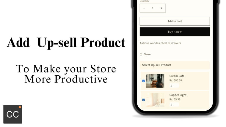 Upsell | Extra product Add‑ons Screenshot