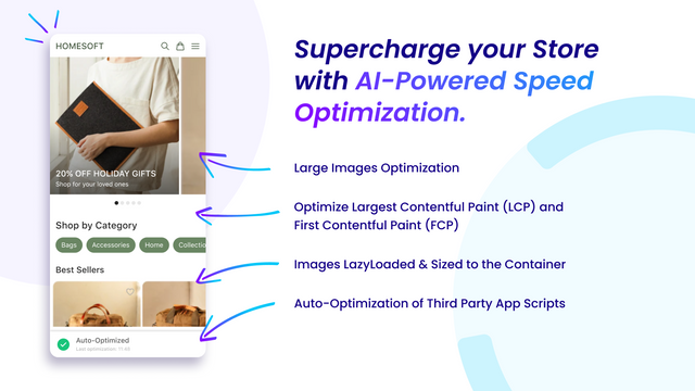 Superladda vår butik med AI-Driven Speed Optimization