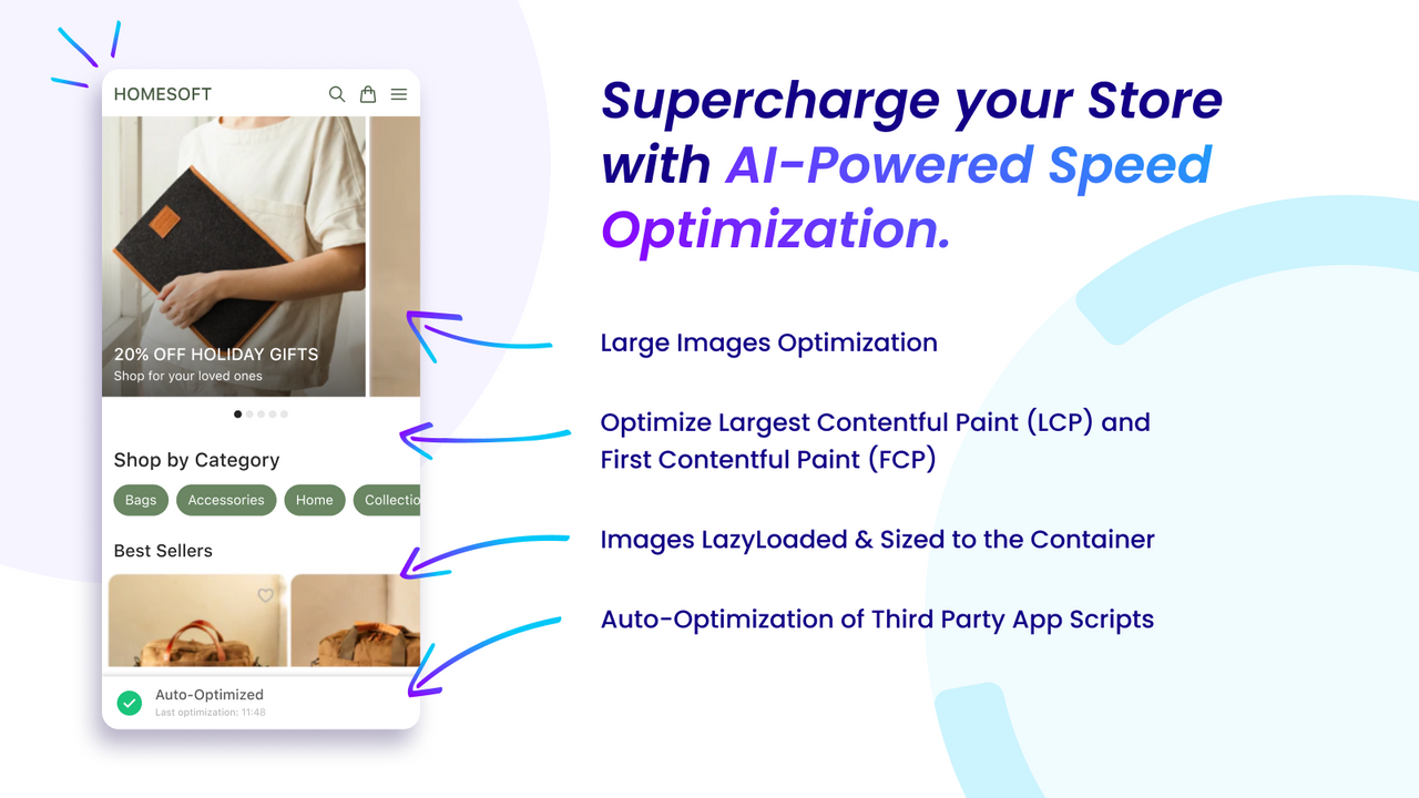 Superchargez notre boutique avec l'optimisation de vitesse alimentée par l'IA