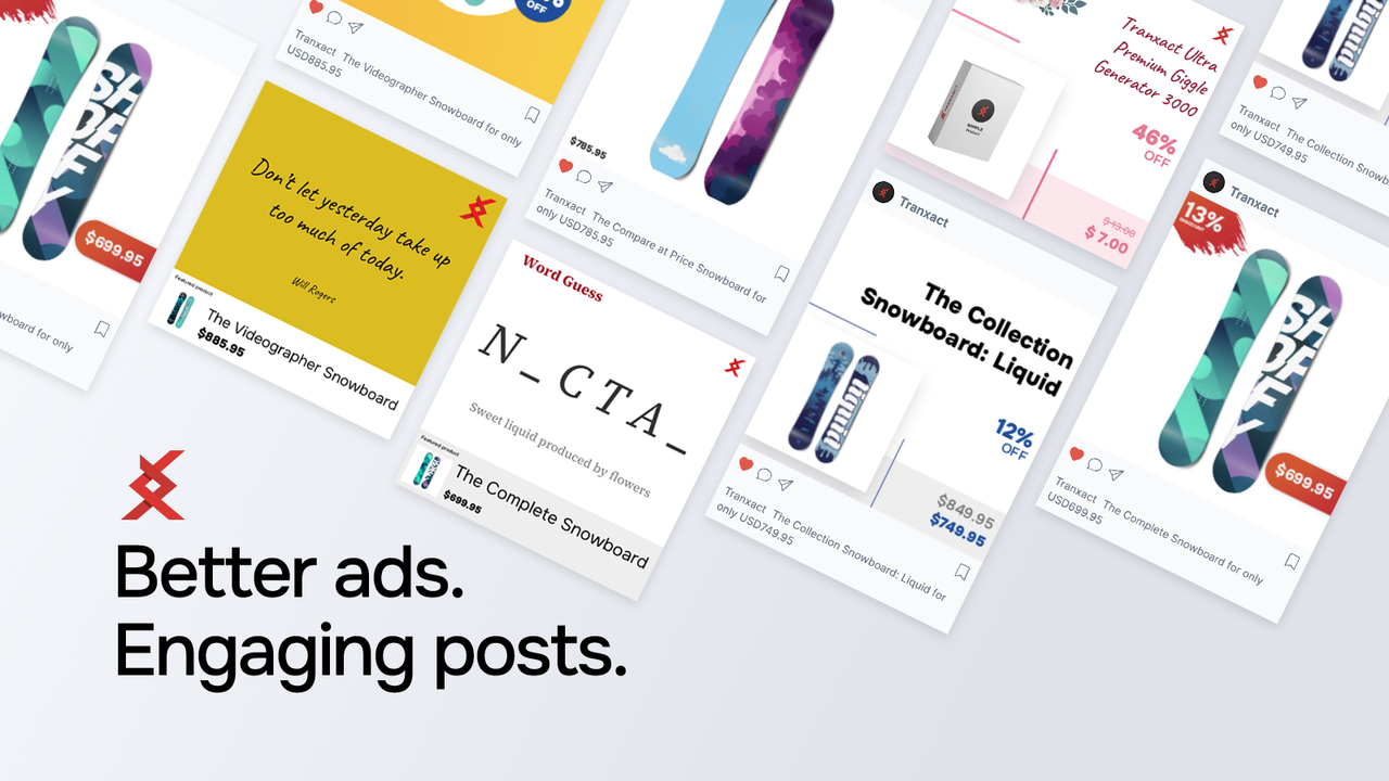 Engaging posts. Better ads.