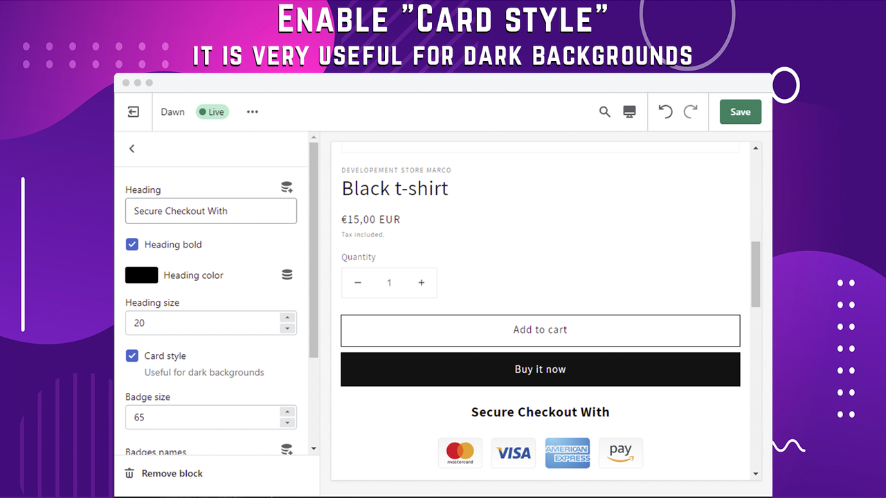 Enable "Card Style" it is very useful for dark backgrounds