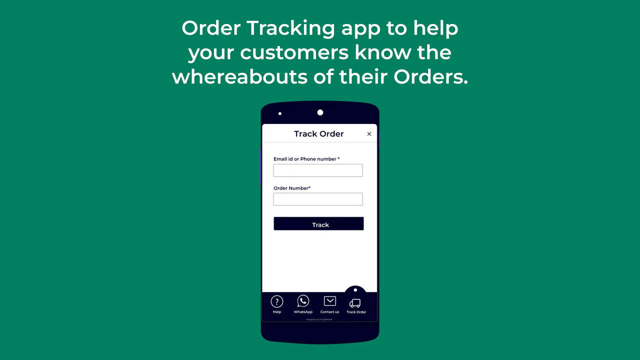 Faqprime Lite Track Order App