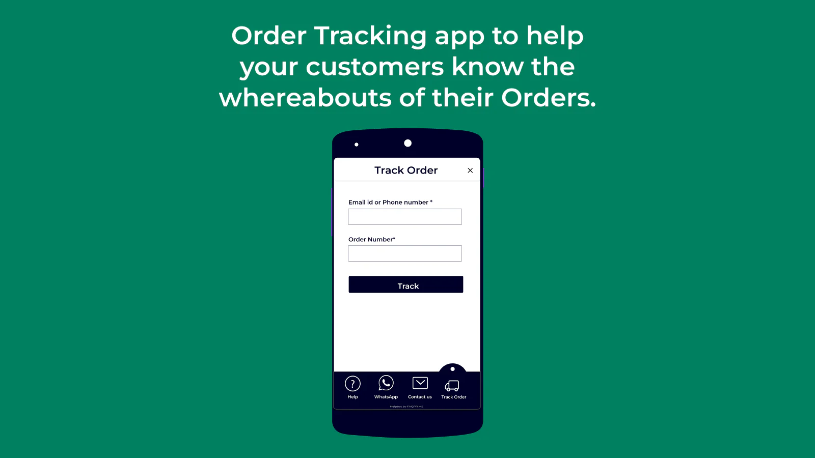 Faqprime Lite Track Order App