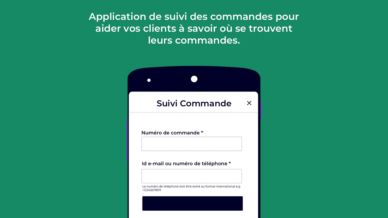 Faqprime suivi des commandes application