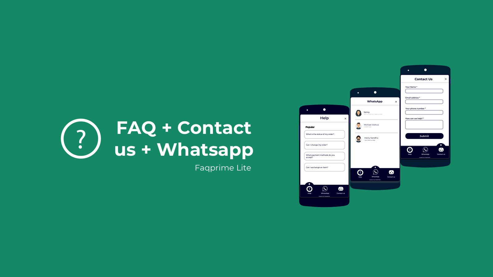 Faqprime Lite | All-in-one support app for ecommerce stores