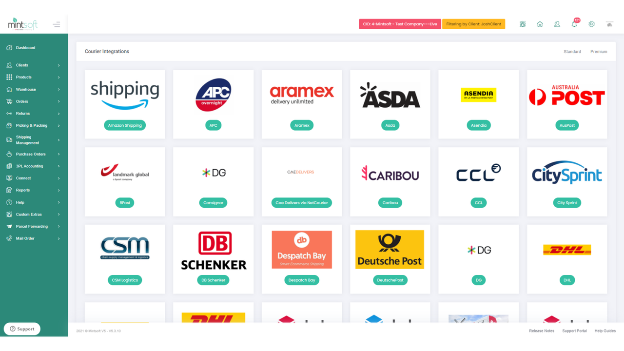 Koerier Integraties