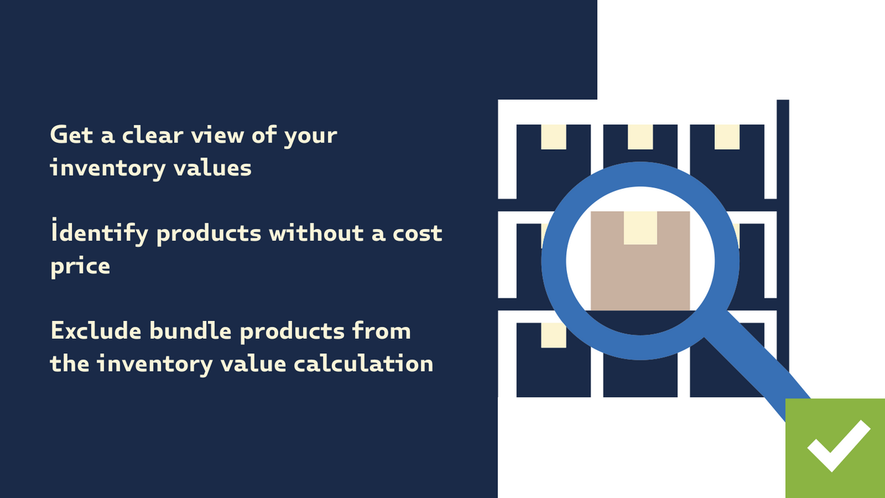 Inventory value - now and then