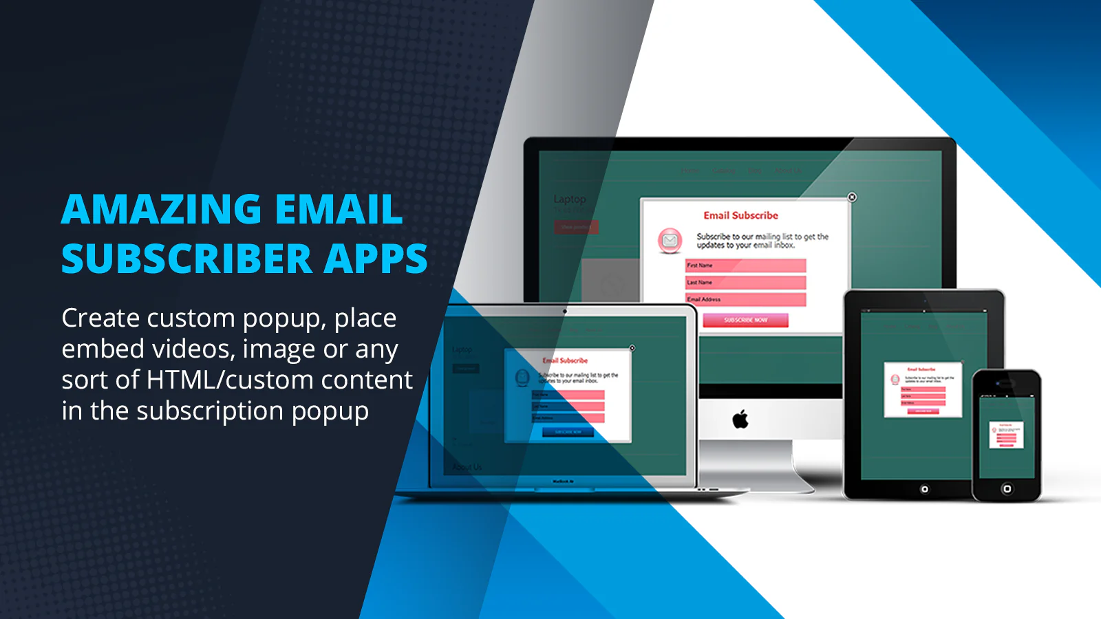 AWeber Custom Popup Subscription