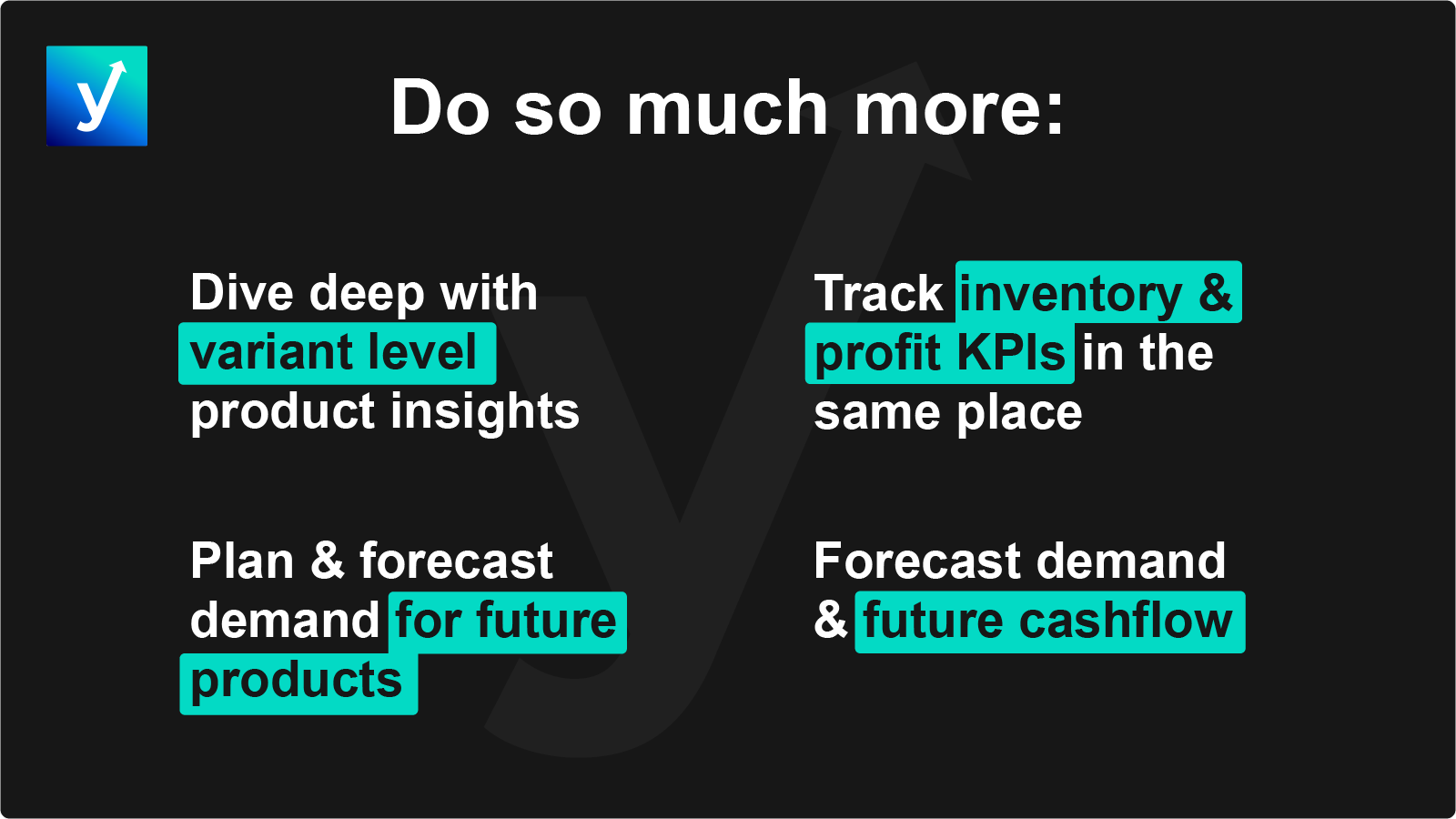 Vous pouvez faire bien plus avec Yosoku que simplement optimiser les stocks