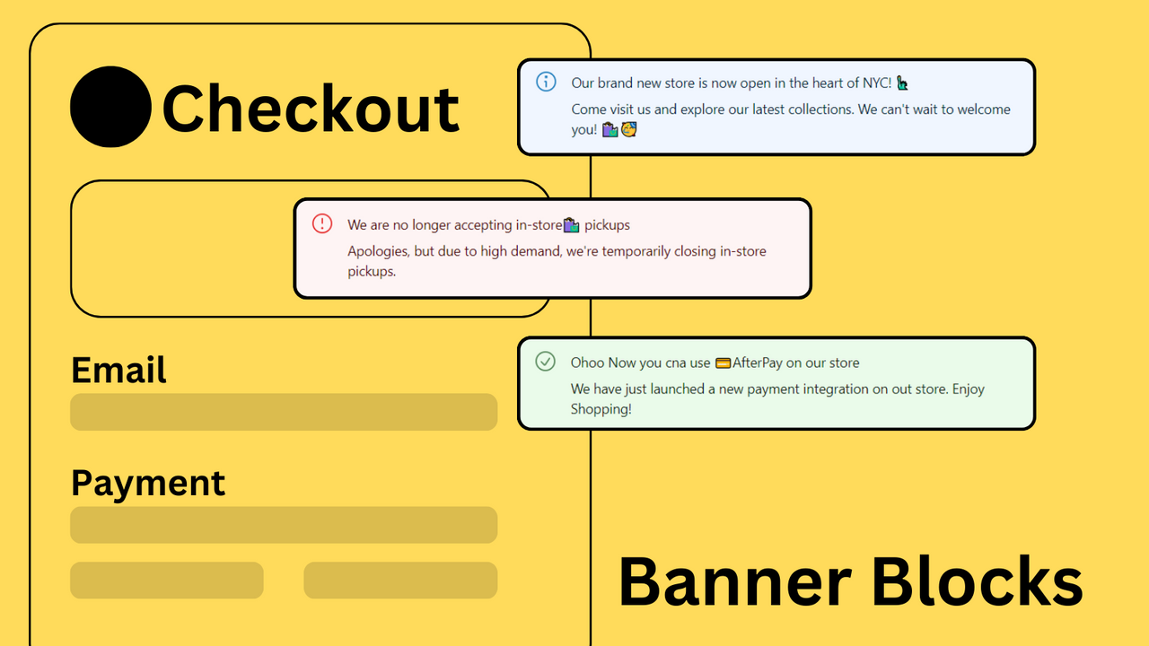 TSS Checkout Customization - Bloques de Banner