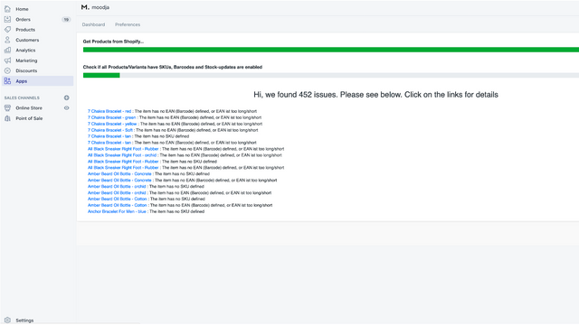 Stock/Inventroy analise is build in. Avoid conflicts