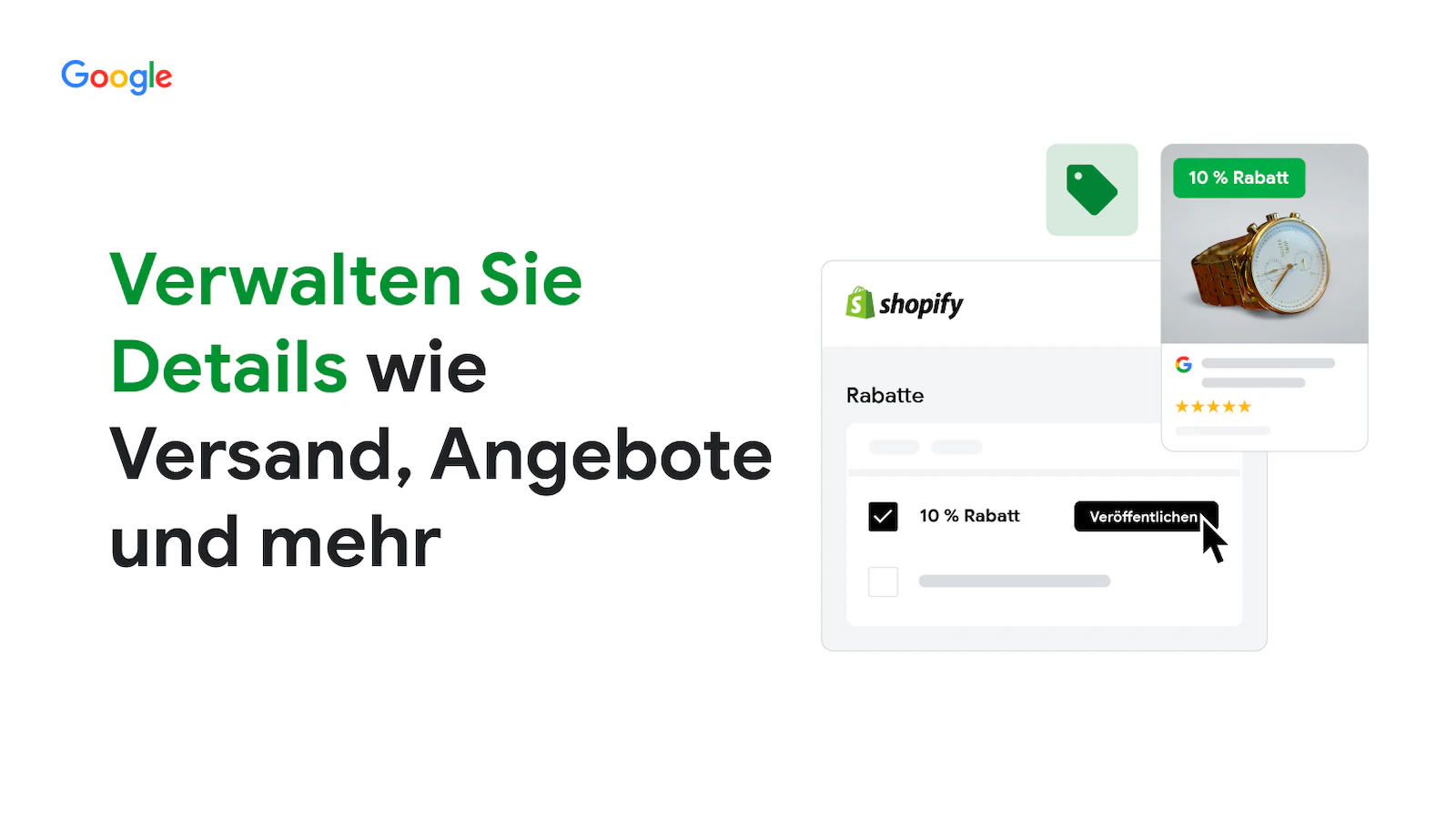 Beispiel für Daten von Google Analytics