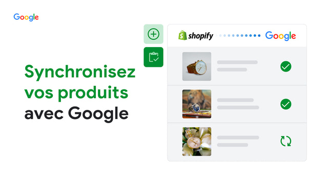 Exemple de synchronisation des produits entre Shopify et Google