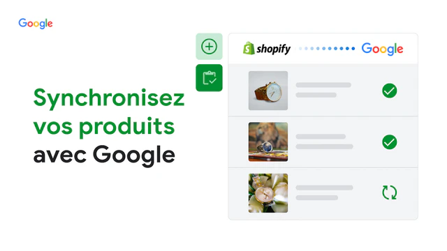 Exemple de synchronisation des produits entre Shopify et Google