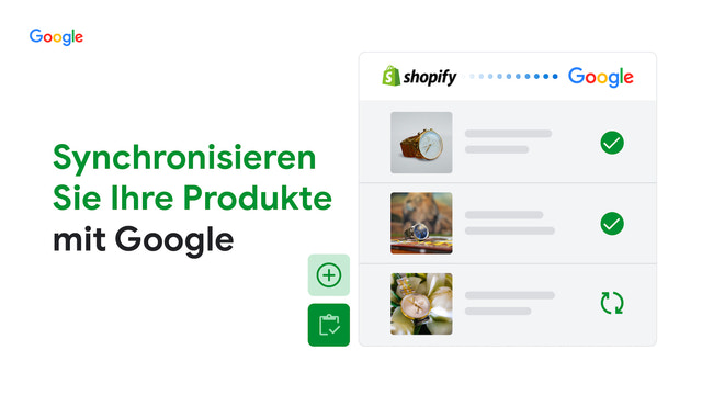 Beispiel für die Produktsynchronisierung von Shopify bei Google