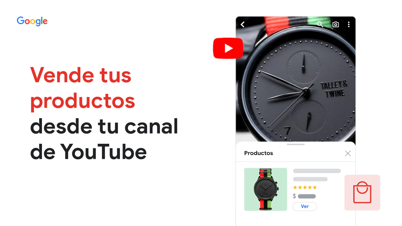 Ejemplo de Compras en YouTube para una tienda conectada