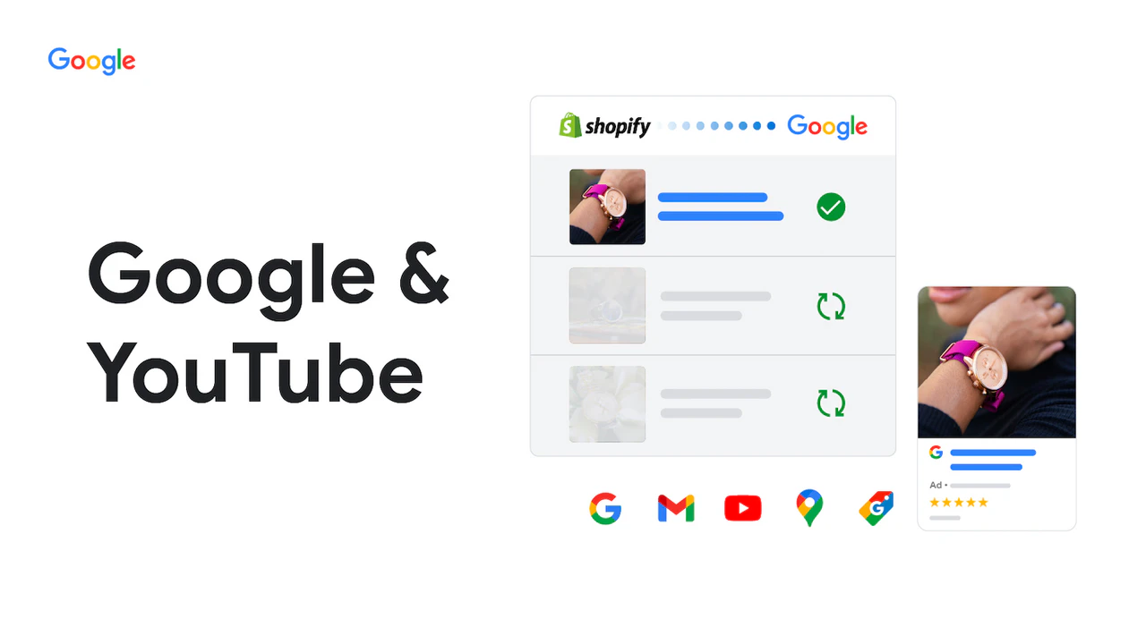 Synchronizace z Shopify do Google a maximálně výkonných reklam