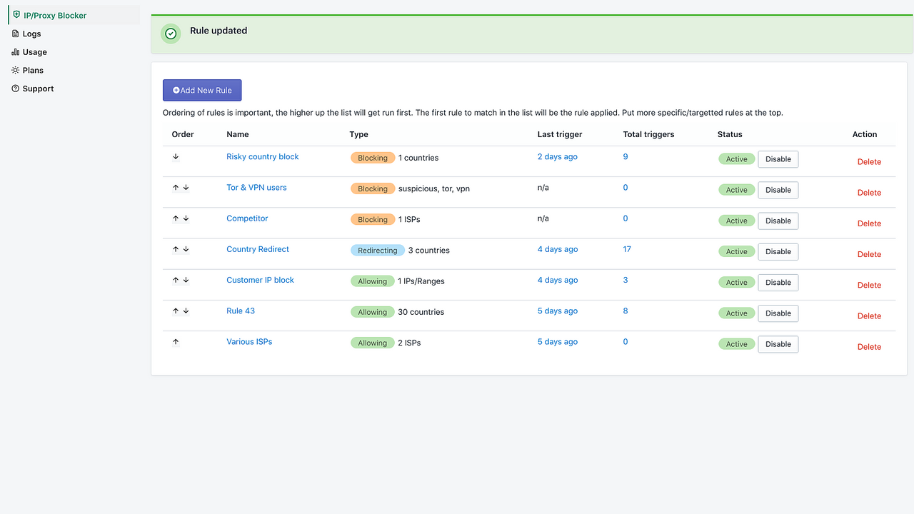 Simple Geo Redirect & Blocker Screenshot